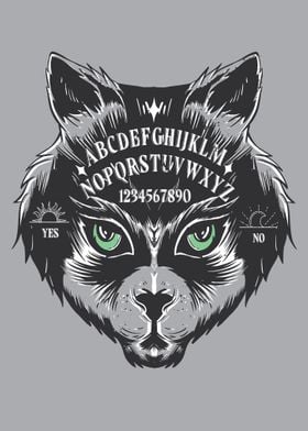 CUTE CAT OUIJA BOARD