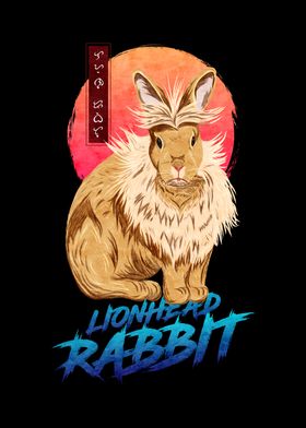 Lionhead Rabbit  Black