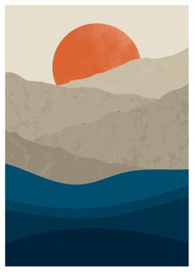 Mountain Sea and Sun