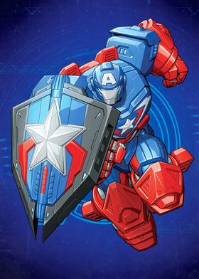 mech captain america