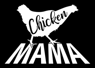 Chicken Mama Walking Chick