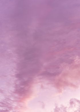 cloud purple sunset