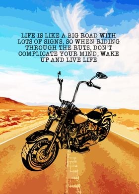 Motorcycle Rider Wall Art