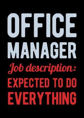 Funny Office Manager