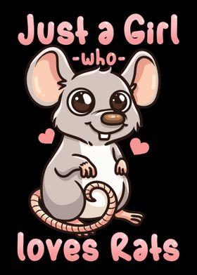 Rat Rat Lover Kawaii