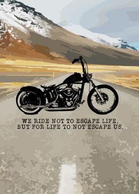 Motorcycle Rider Wall Art