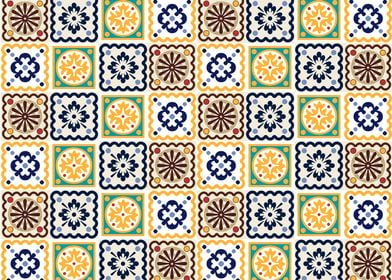 Assorted tiles pattern