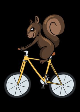 Cycling Cyclist Squirrel