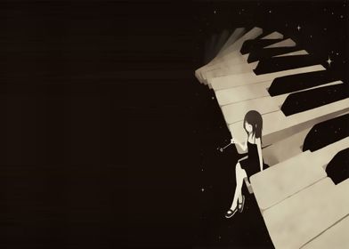 Girl Music Piano