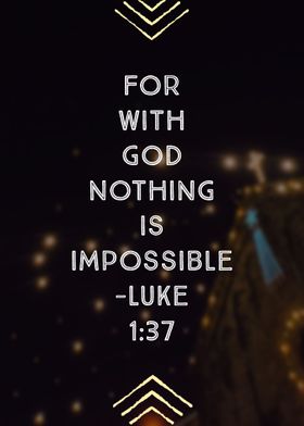 Luke 1 37