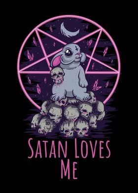 Satan Loves Me Bunny