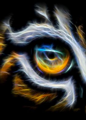 Tiger Fractal Eye