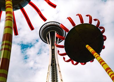 Space Needle Flowers