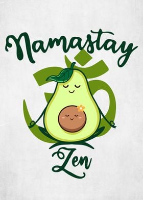 Namastay Zen Yoga Avocado