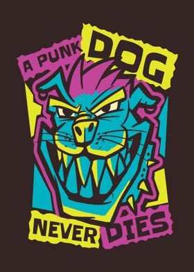 CUTE DOG A PUNK DIG