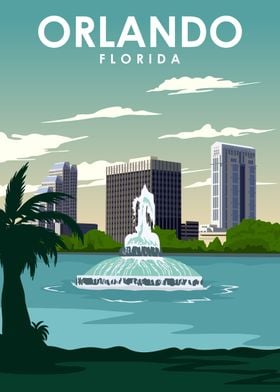 Orlando Florida Travel Art