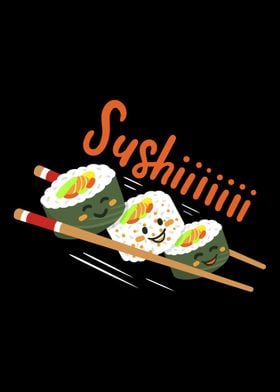 Sushi Japanese Kawaii