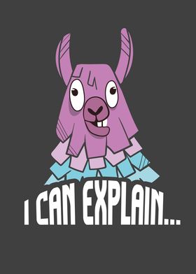 Llama I Can Explain funny