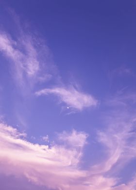 Tranquil evening sky