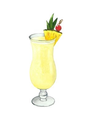 Pina Colada Cocktail