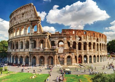 Rome Italy Colosseum City
