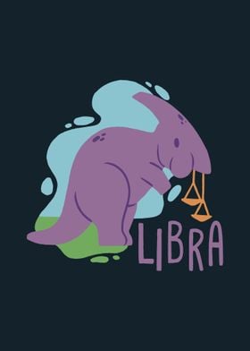 ZODIAC CUTE DINO LIBRA