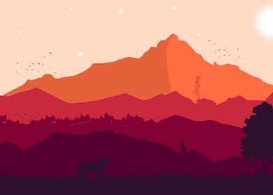 Minimalist Mountains