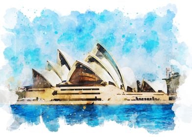 Sydney Opera House Paint 