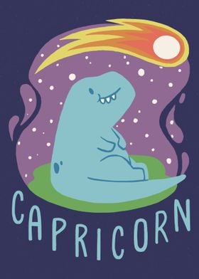 ZODIAC CUTE DINO CAPRICORN