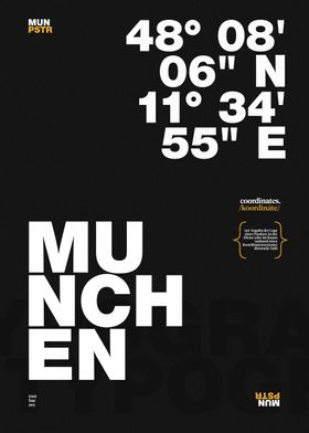 Munchen Typo