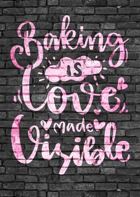 Baking Love Graffiti Art