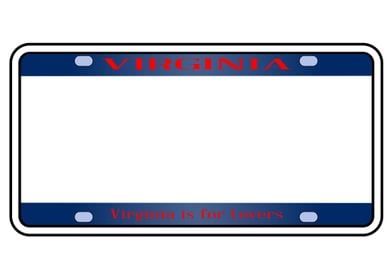 Blank Virginia Plate