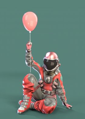 Astronaut and Balloon