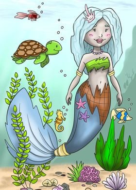 Nina the mermaid
