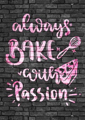 Baking Graffiti Wall Art