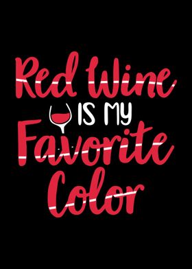 Red wine favorite color