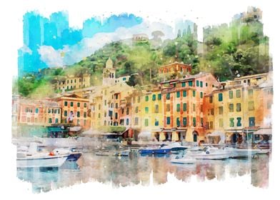 Portofino Watercolor