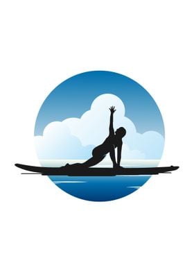 yoga illustration vector