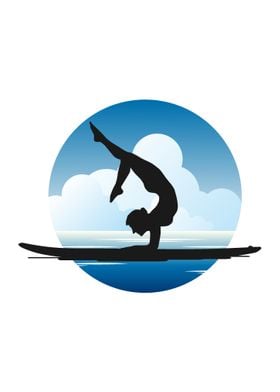 yoga illustration vector