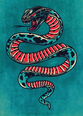 Venomous Snake Tattoo Art