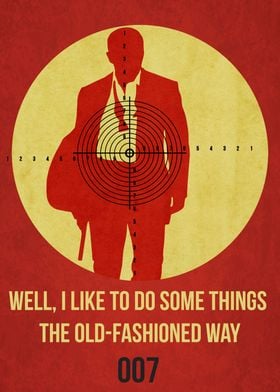 Bond Red poster 