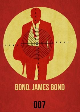 Bond Red Poster