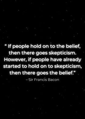 Quote Sir Franco Bacon