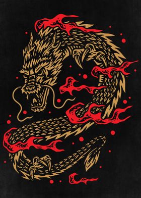 Japanese Dragon Tattoo Art