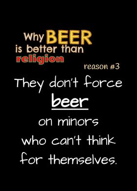 Beer vs Religion Minors