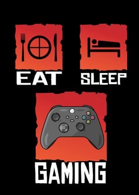 eat sleep gaming