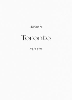 toronto coordinates