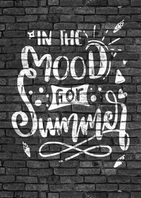 Summer Quote Graffiti Art