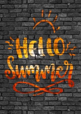 Hello Summer Graffiti