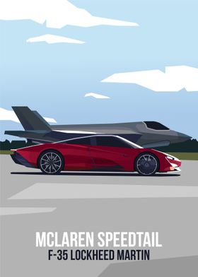 McLaren Speedtail vs F35